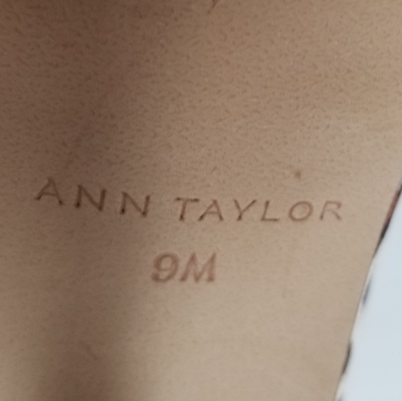🌟New ANN TAYLOR Leopard Now Heels S- 9 - Picture 12 of 12
